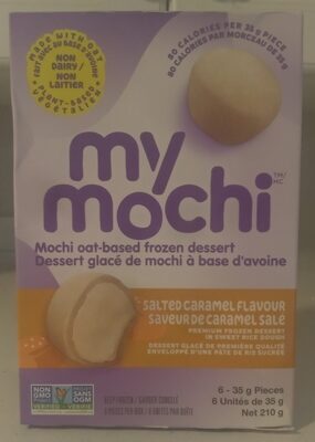 Salted Caramel Flavour Mochi Oat-Based Frozen Dessert - Product