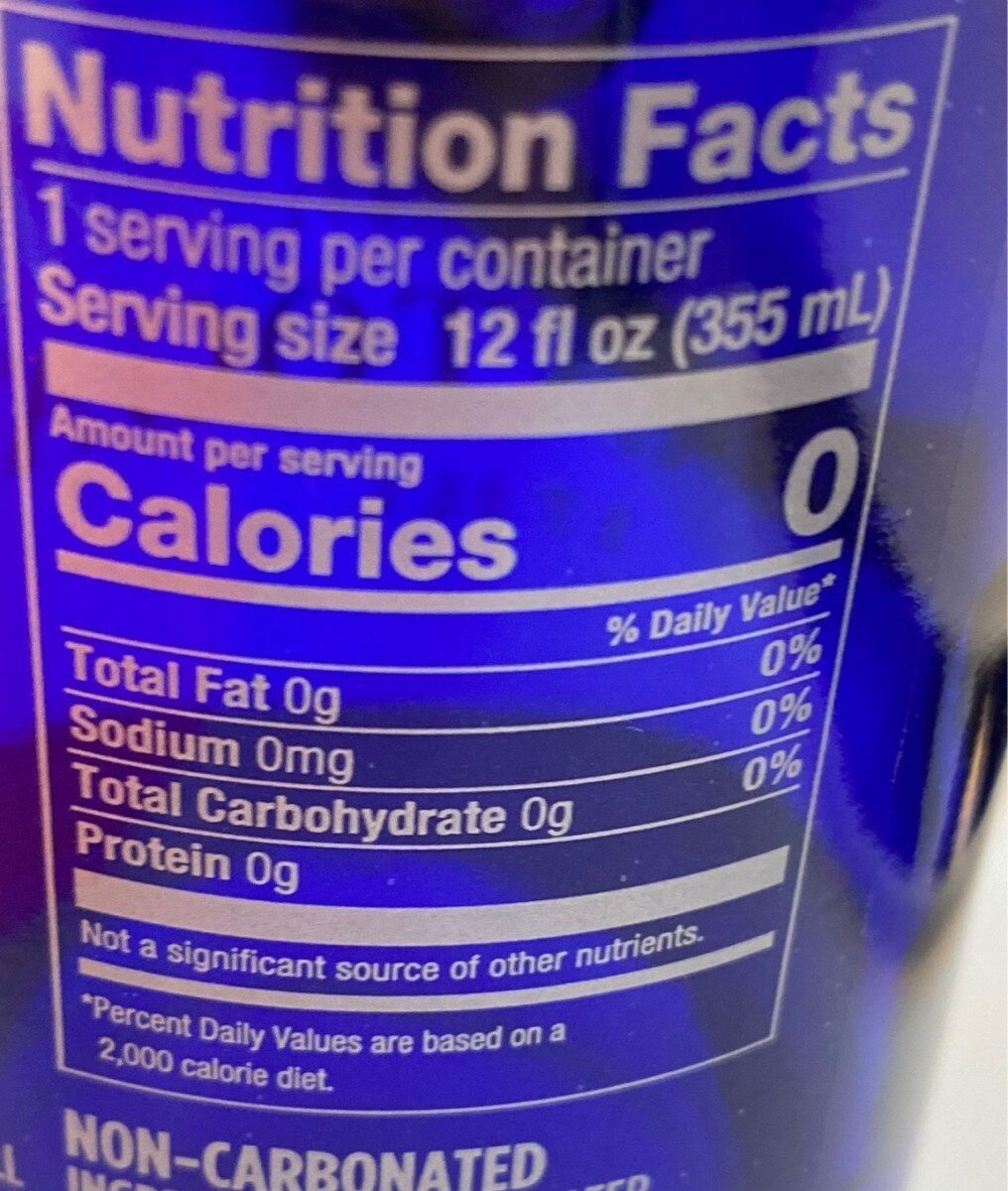 Saratoga Still - Nutrition facts - fr