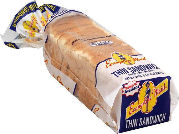 Thin Sandwich Enriched Bread - Product