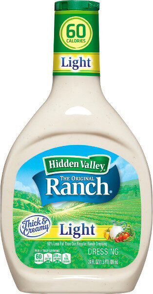Original ranch light salad dressing & topping - Produkt - en