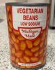 Vegetarian beans - Product
