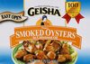 Fancy smoked oysters in cottonseed oil cans - Product