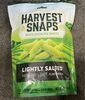 Baked green pea snacks - Product
