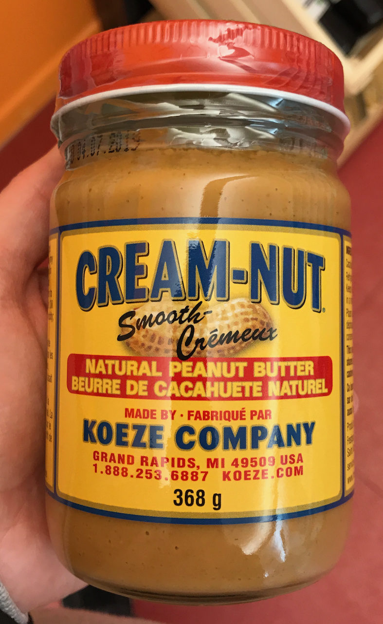 Cream-Nut Smooth - Produit