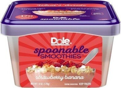 Strawberry banana spoonable smoothies - Product