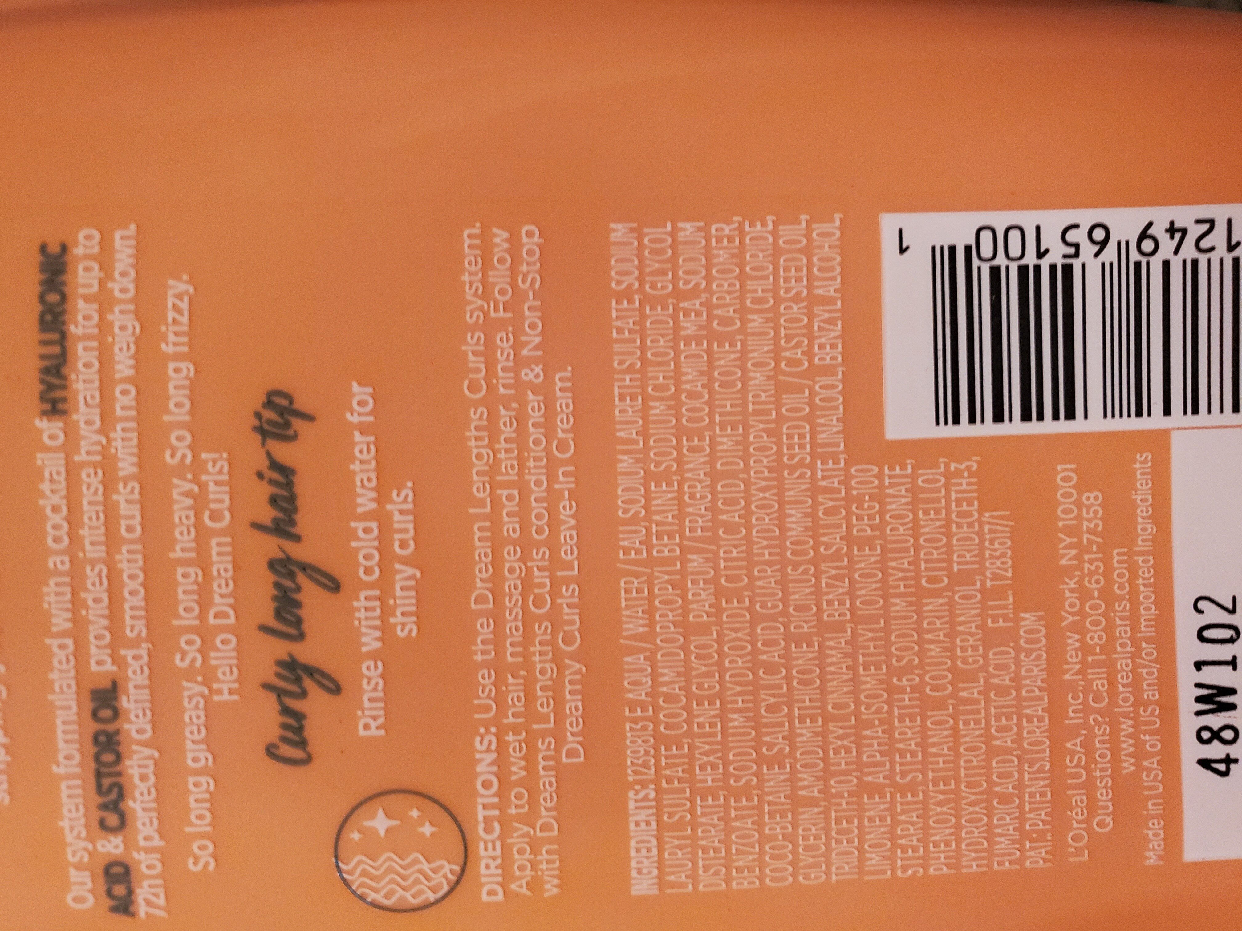 elvive shampoo - Ingredients
