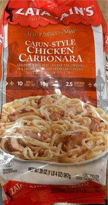 Calories in  Cajun-Style Chicken Carbonara