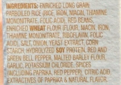 Red beans & rice - Ingredientes - en