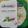 Alouette  garlic &herbs soft spreadable cheese - Product
