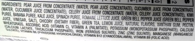 Fruit & vegetable juice daily greens - Ingredienser - en