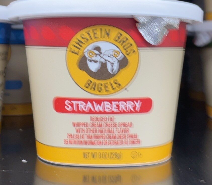 Einstein Brod Bagels Strawberry Reduced Fat Cream Cheese - Product - en