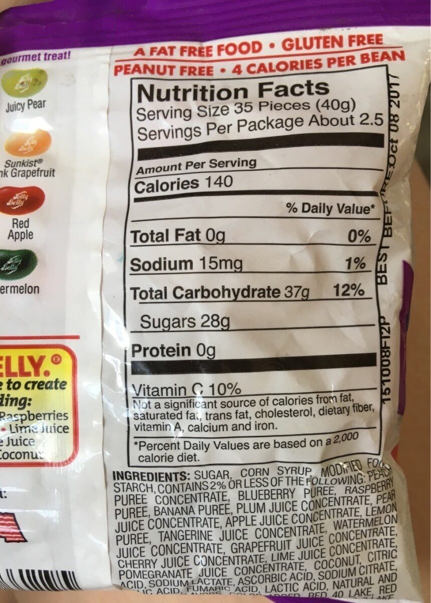 Jelly beans pick any flavor - Valori nutrizionali - en