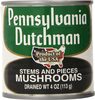 Canned mushrooms - Product