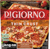 Classic thin crust four meat frozen pizza - Produkt