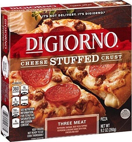 Cheese stuffed crust three meat sausage - Product