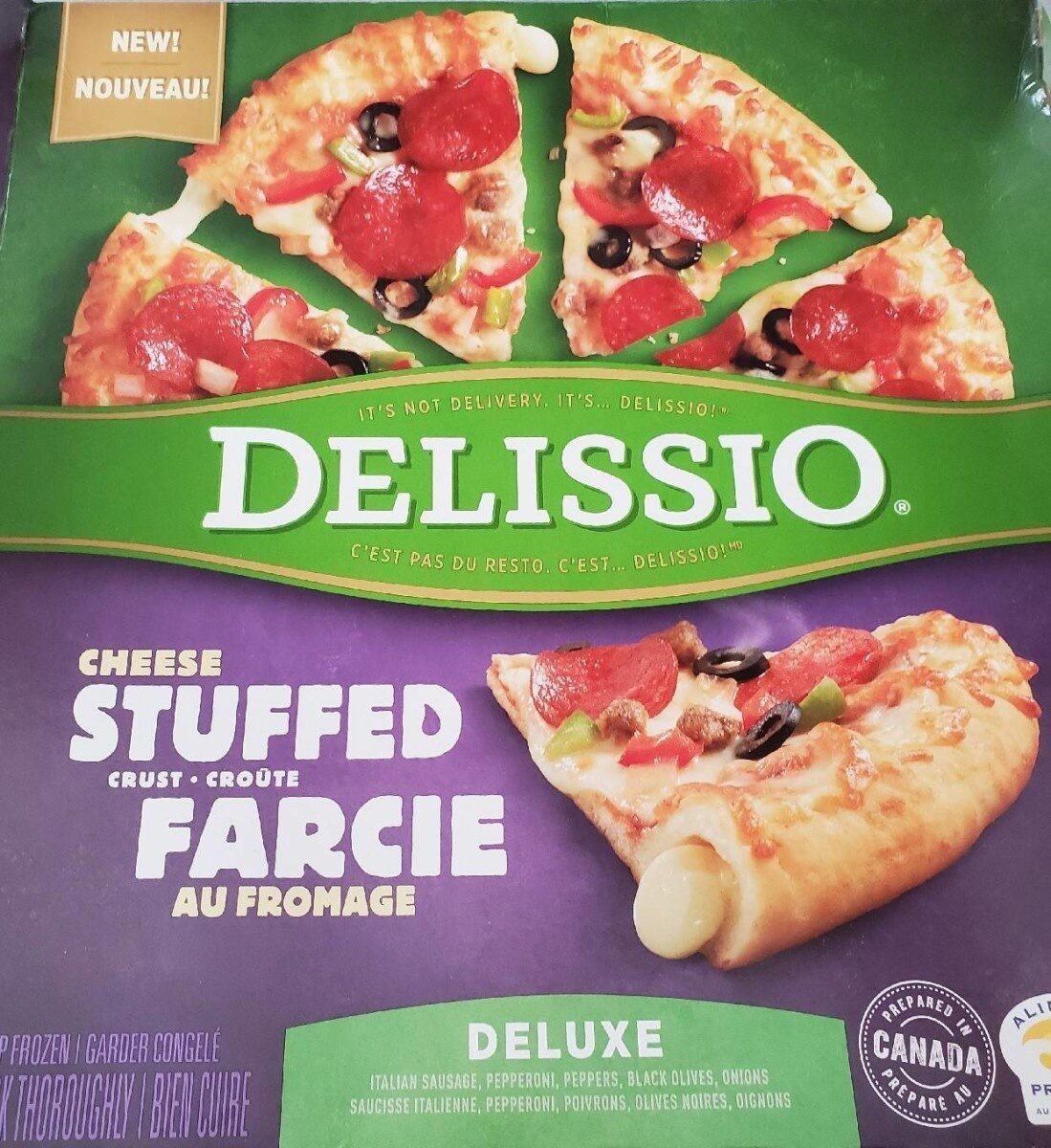 Deluxe Cheese Stuffed Pizza - Produkt - fr