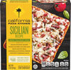 Sicilian recipe crispy thin crust pizza - Product