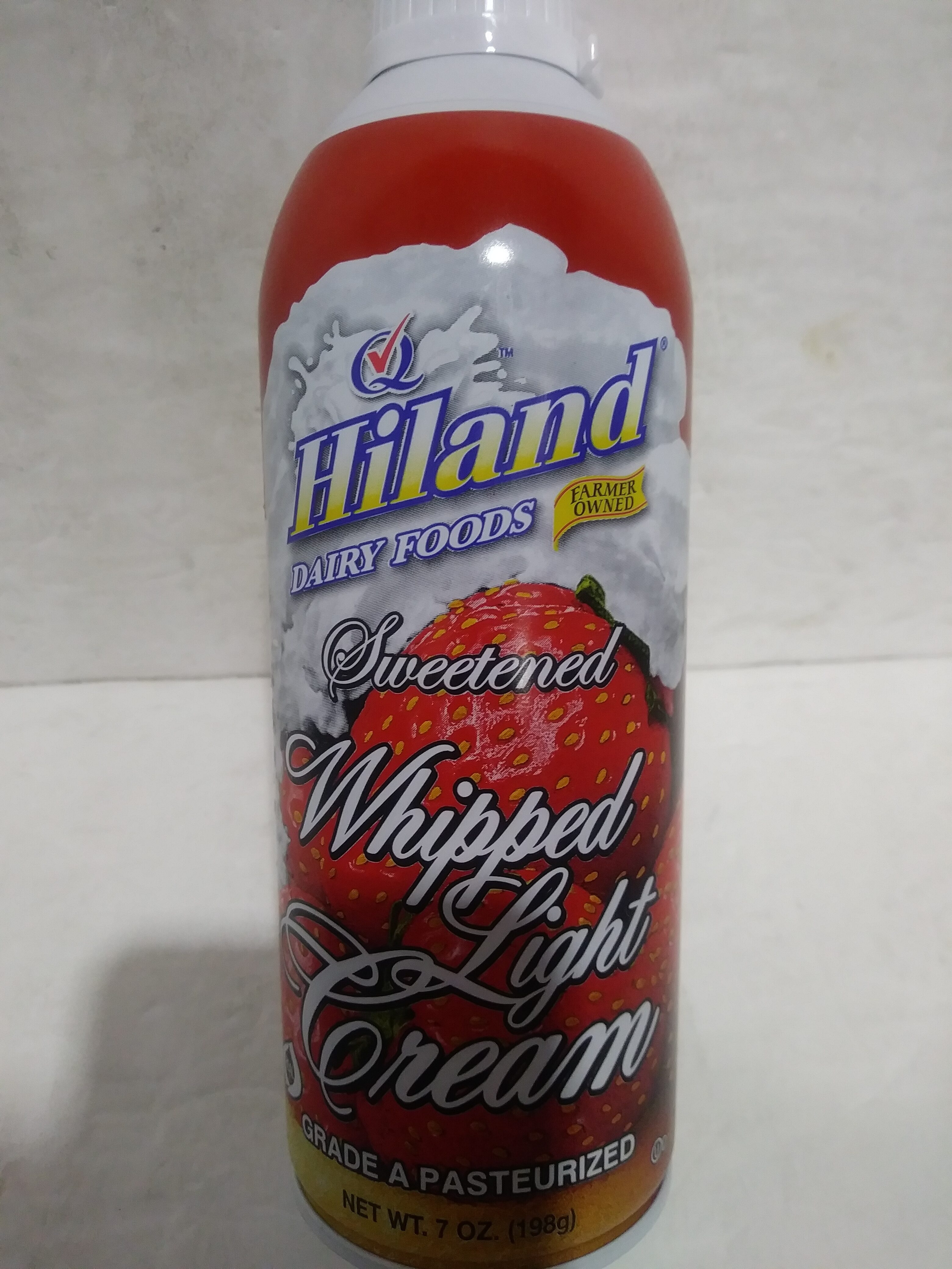 Sweetened Whipped Light Cream - Product