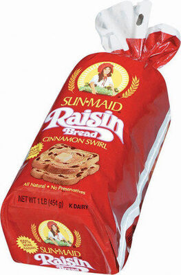 Cinnamon swirl raisin bread - Product - en