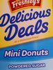 Mrs. freshley's, delicious deals powdered sugar mini donuts - Product