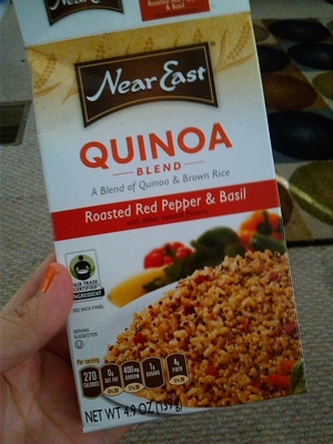 Near East Roasted Red Pepper & Basil Quinoa Blend 4.9 Ounce Box - Produit - en