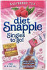 Diet snapple low calorie raspberry tea drink mix - Product