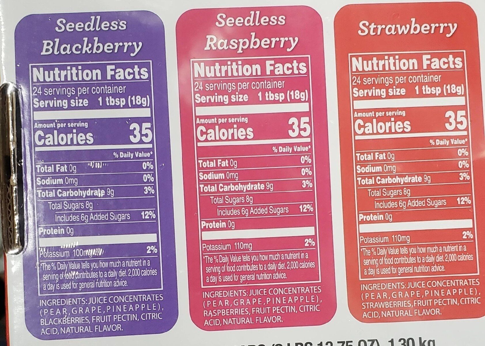 All Fruit Spreadable Fruit - Nutrition facts - es