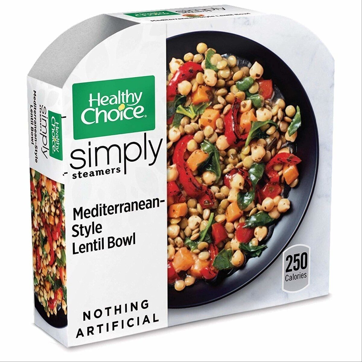 Simply steamers mediterraneanstyle lentil bowl frozen meal - Product