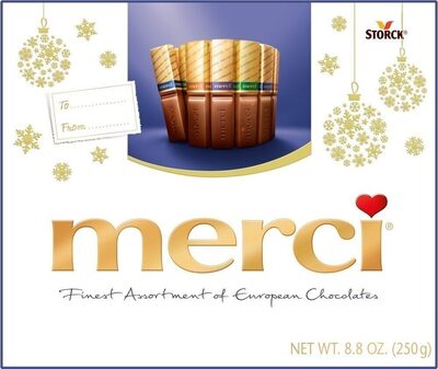 Merci milk and creamy chocolate variety finest - Product