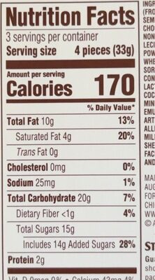 Toffifay - Nutrition facts