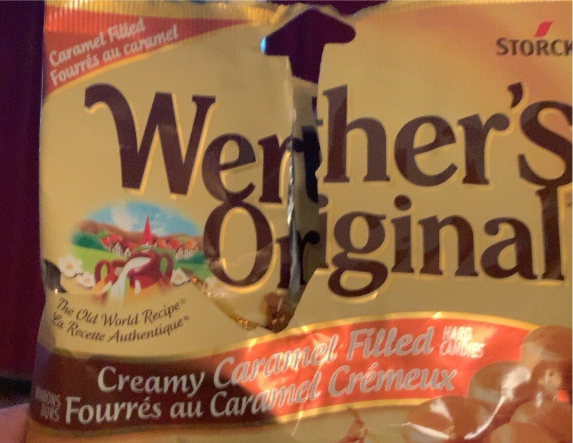 Werther’s original creamy caramel filled hard candies - Produit