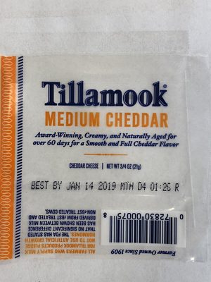 medium cheddar cheese