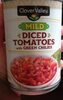 Mild Diced Tomatoes with Green Chilies - Product