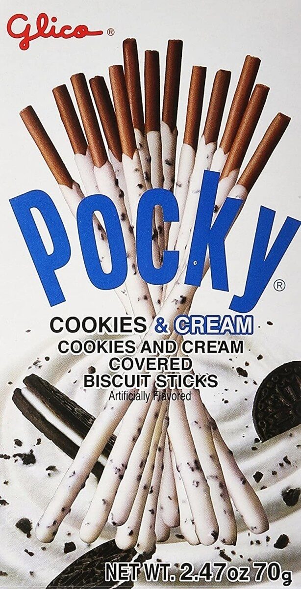 Cookies & cream covered biscuit sticks - Product