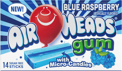 Airheads Blue Raspberry Gum - Product