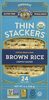 Family farms thin stackers brown rice lightly - Produit