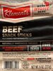 Beef Snack Sticks - Product