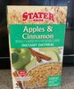 Apples & cinnamon instant oatmeal - Product