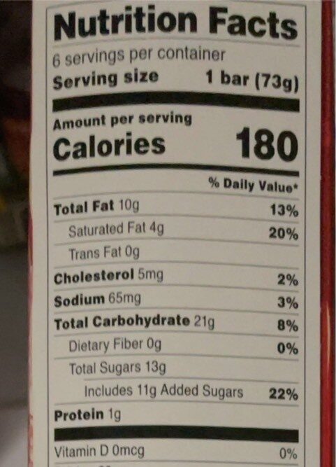 Strawberry vanilla ice cream with a strawberry - Nutrition facts