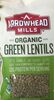 Organic green lentils - Product