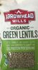 Arrowhead mills, organic green lentils - Produit