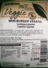 Mini burger vegana - Product