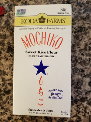 Koda farms, blue star, mochiko sweet rice flour - Product