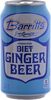 Diet ginger beer bermuda stone cans - Produit