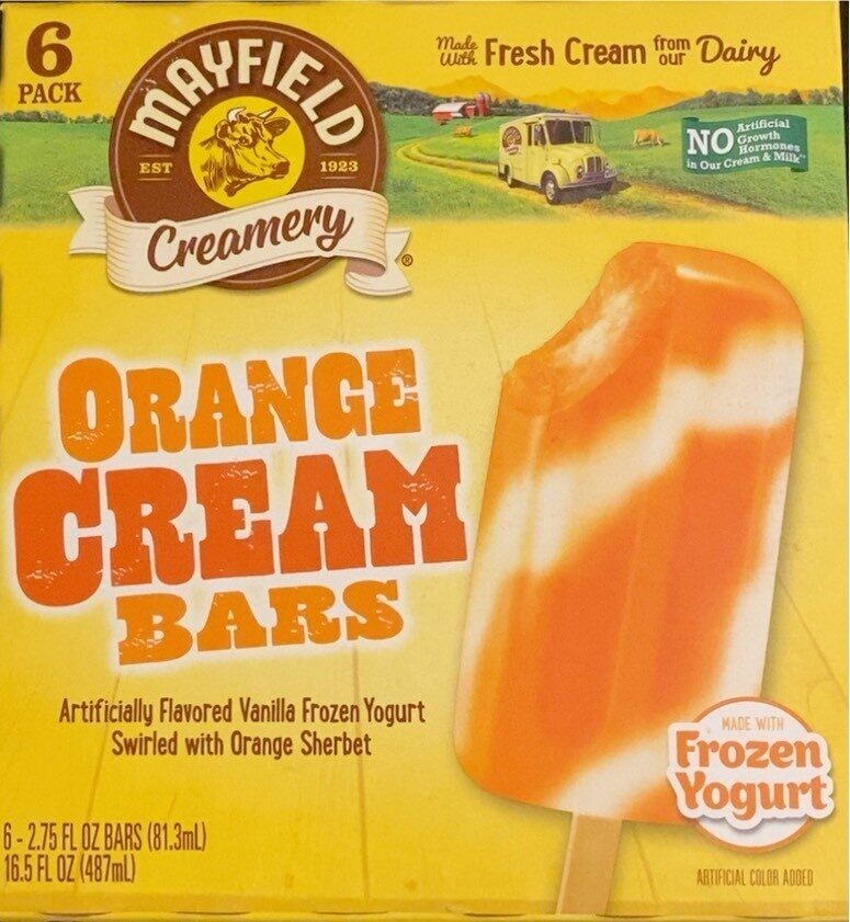 Orange Cream Bars - Product