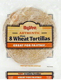 Hy vee whole wheat flour tortillas - Product