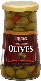 Manzanilla Olives Stuffed With Minced Pimiento - Product