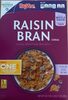 Hy vee one step raisin bran crunchy wheat flakes - Product