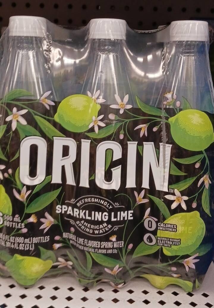 Sparkling Lime American Spring Water - Product