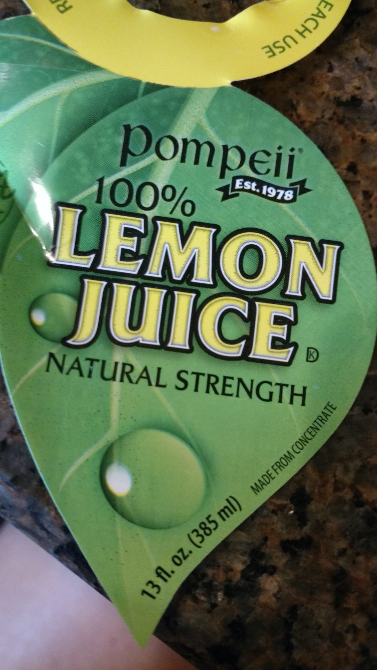 Pompeii lemon juice - Product